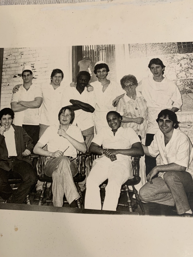 Childs (back row, second from the left) with Passie A. Harley (front row, second from the right).