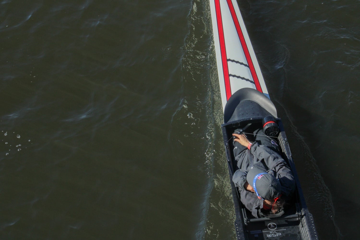 A rower on the Charles.