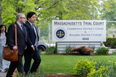 Cover image for 14 Men Plead Not Guilty to Charges in Cambridge Brothel Case