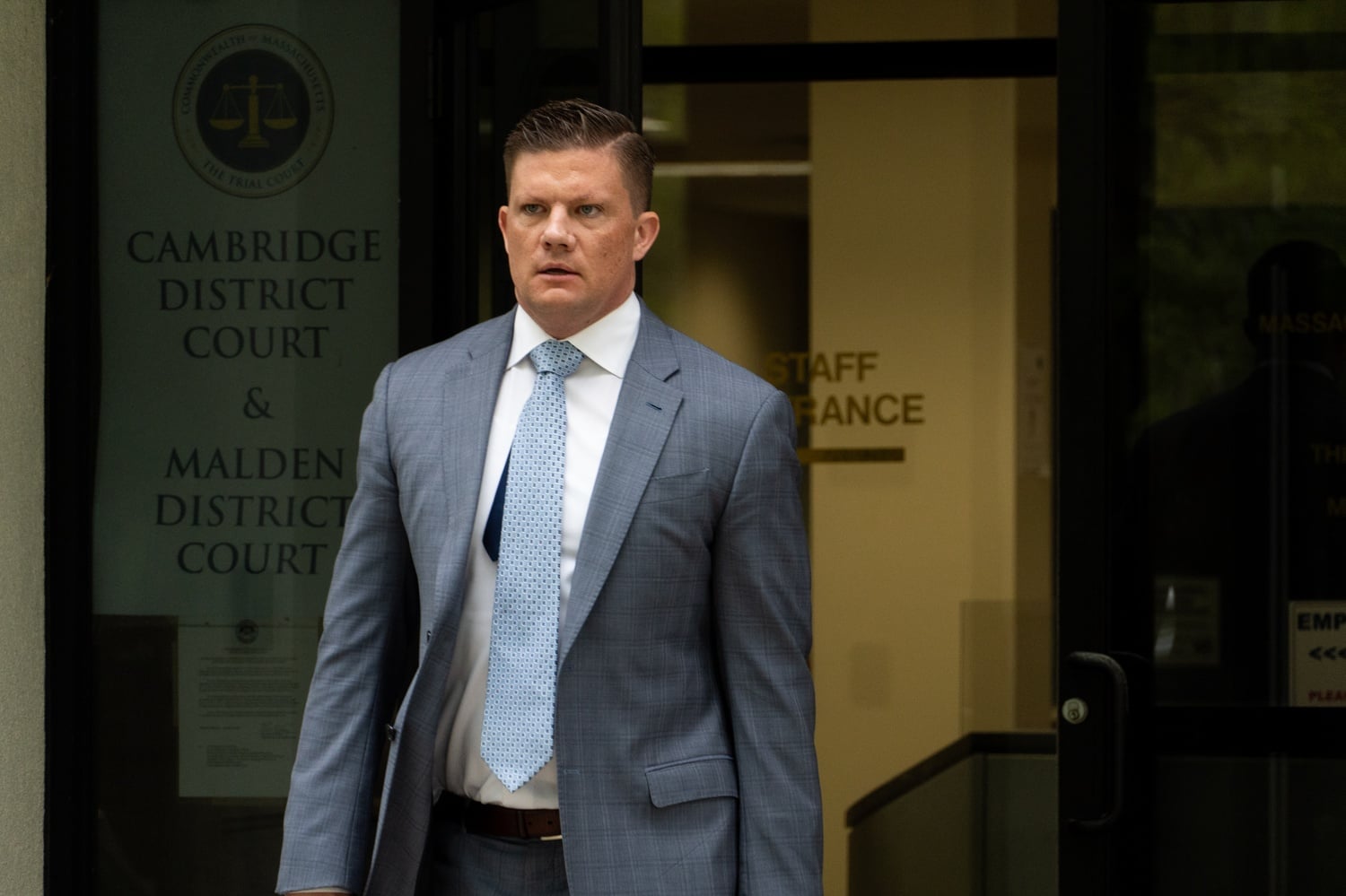 Benjamin P. Urbelis represented half of the defendants who appeared at a Friday morning arraignment hearing for men accused of patronizing a brothel network that operated in Cambridge.