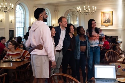 Cover image for As Deming Leaves Kirkland Post for New Job as College Dean, Students Say the Moment Is ‘Bittersweet’