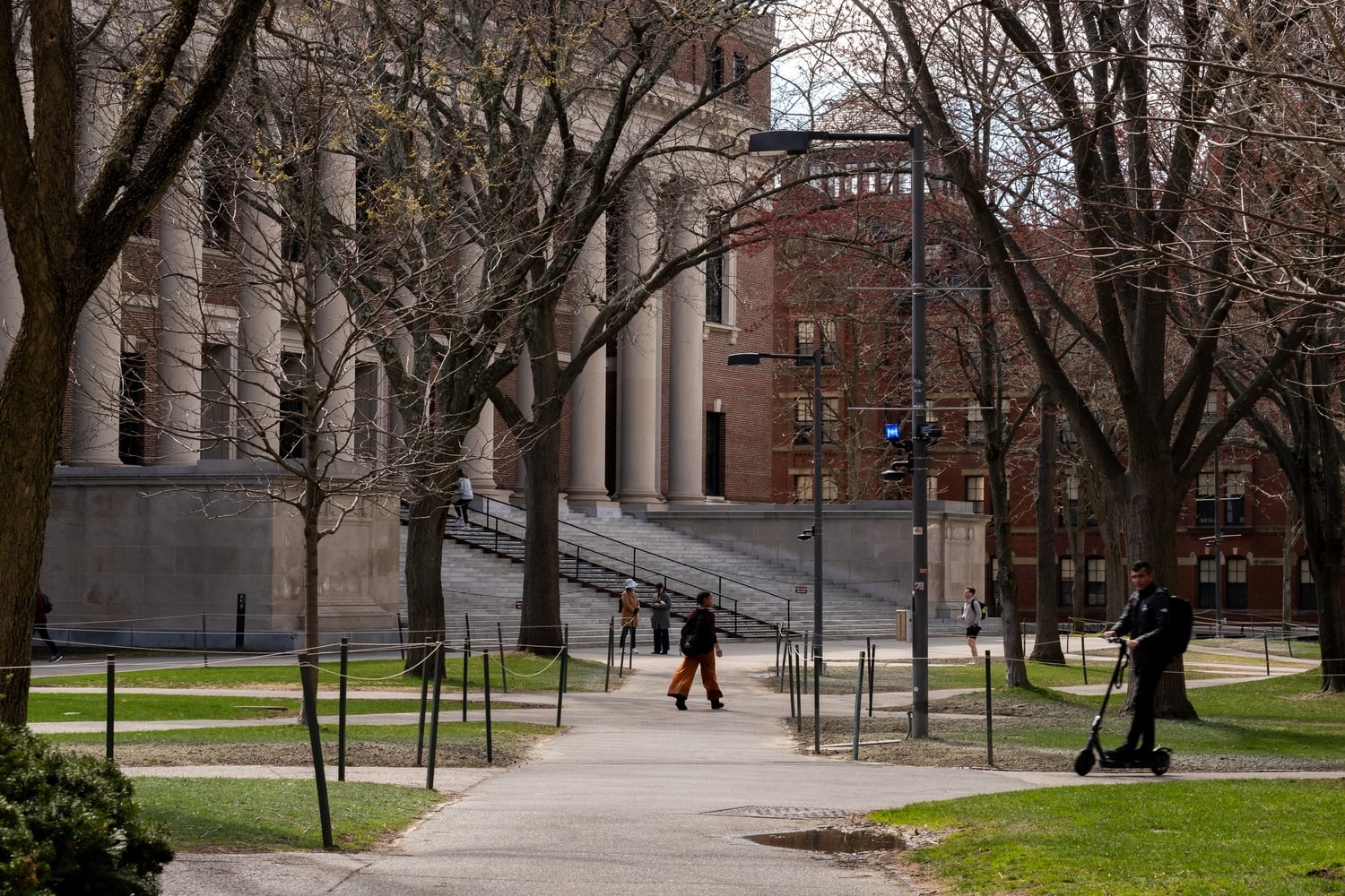 More than 100 Harvard researchers received termination notices for federally funded research projects on Thursday after the Trump administration cut the majority of federal grants to Harvard.