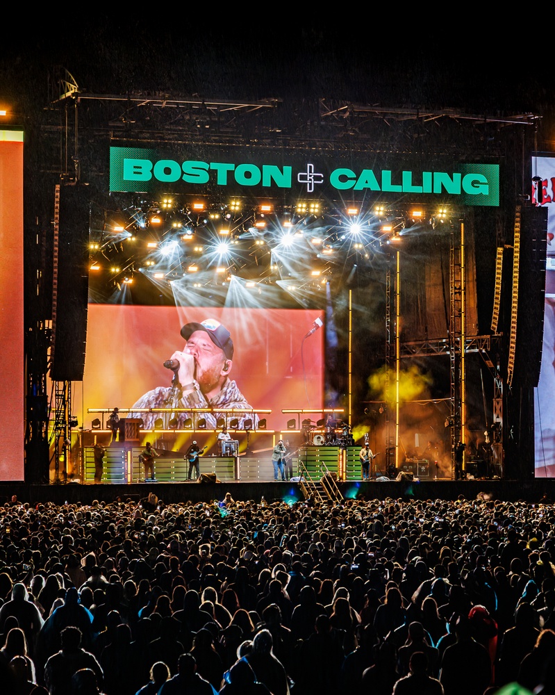 Luke Combs performed at Boston Calling Music Festival on May 23.