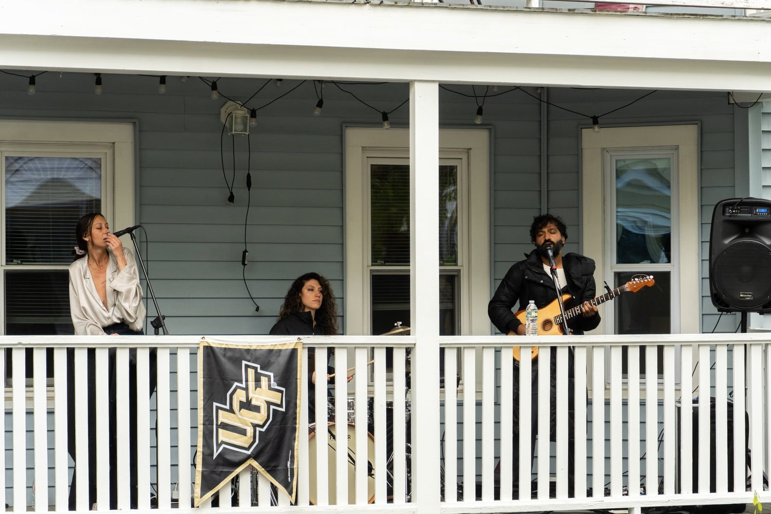 Friend of a Friend performed at Somerville PorchFest on May 10.