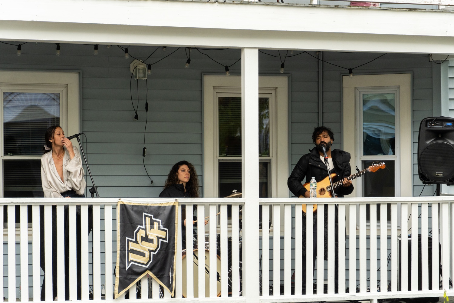 Friend of a Friend performed at Somerville PorchFest on May 10.