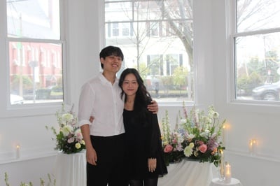 Cover image for Joanna G. Choi '25 and Ray D. Noh '25 Engagement Photo