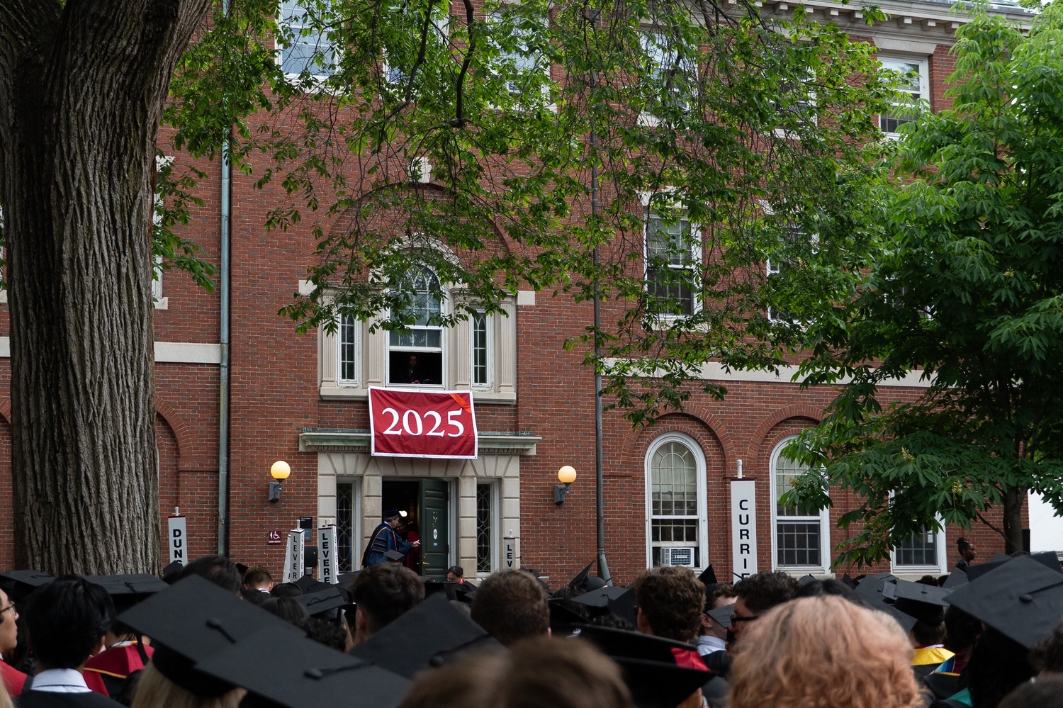 Dean Sean Kelly in his robes for the Commencement day celebrations.