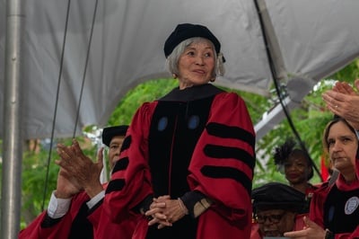 Cover image for Harvard Defends Awarding Honorary Degree to Professor Who Supports Israel Boycott, But Shuns Her Views