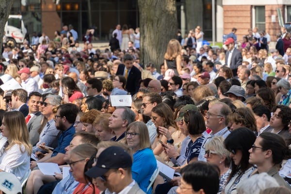 Cover image for At Harvard Law School Class Day, Grads Applaud Criticism of Trump — and Harvard