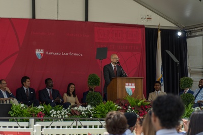 Cover image for Andrew Crespo at HLS Class Day 2025