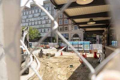 Cover image for Harvard Square construction