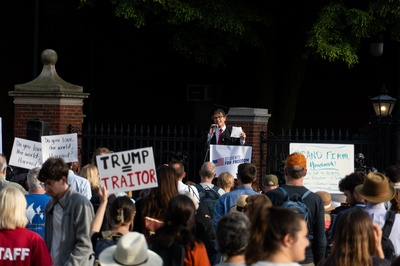 Cover image for President Garber, a Bad Deal With Trump Will Not Protect Us