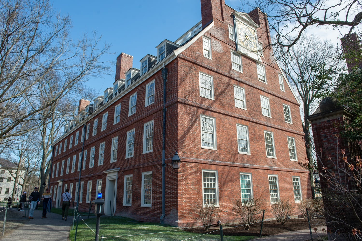 Massachusetts Hall houses the office of Harvard's president. Nearly 11,000 Harvard alumni joined the latest round of briefs supporting the University in its federal funding fight.
