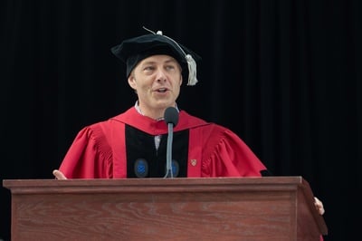 Cover image for At Harvard Convocation, College Dean David Deming Tells Freshmen to Prepare for AI Age