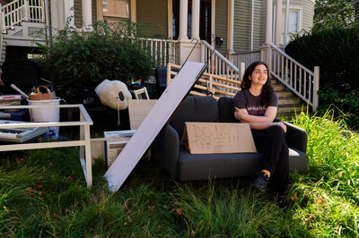 Cover image for Laura Dees Sits on Couch