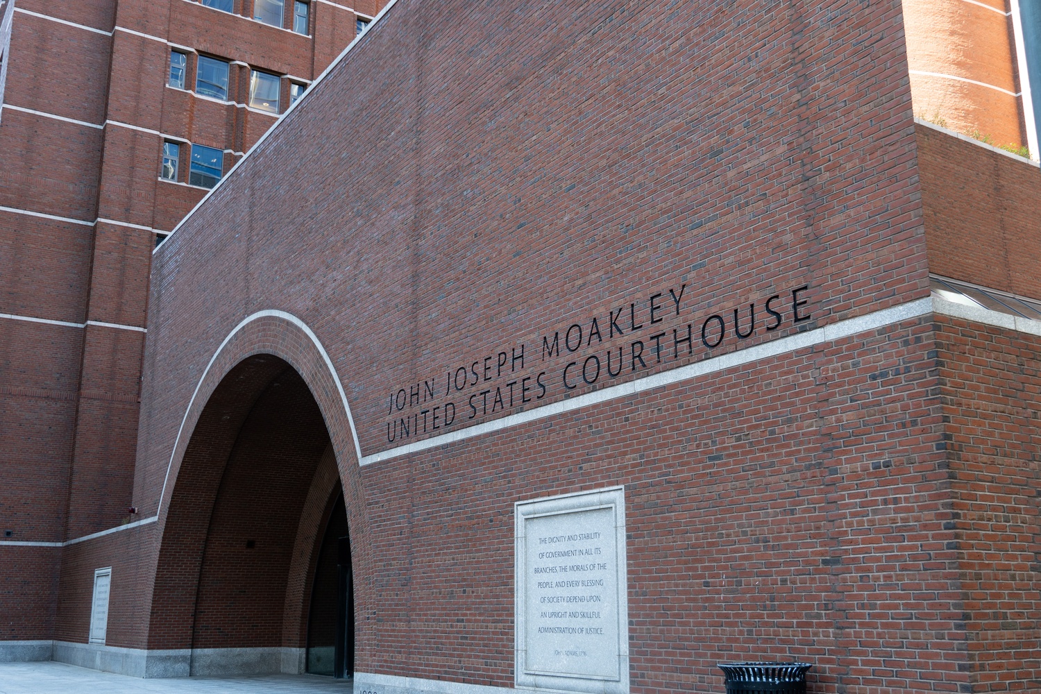 John Joseph Moakley United States Courthouse is located at 1 Courthouse Way in Boston.