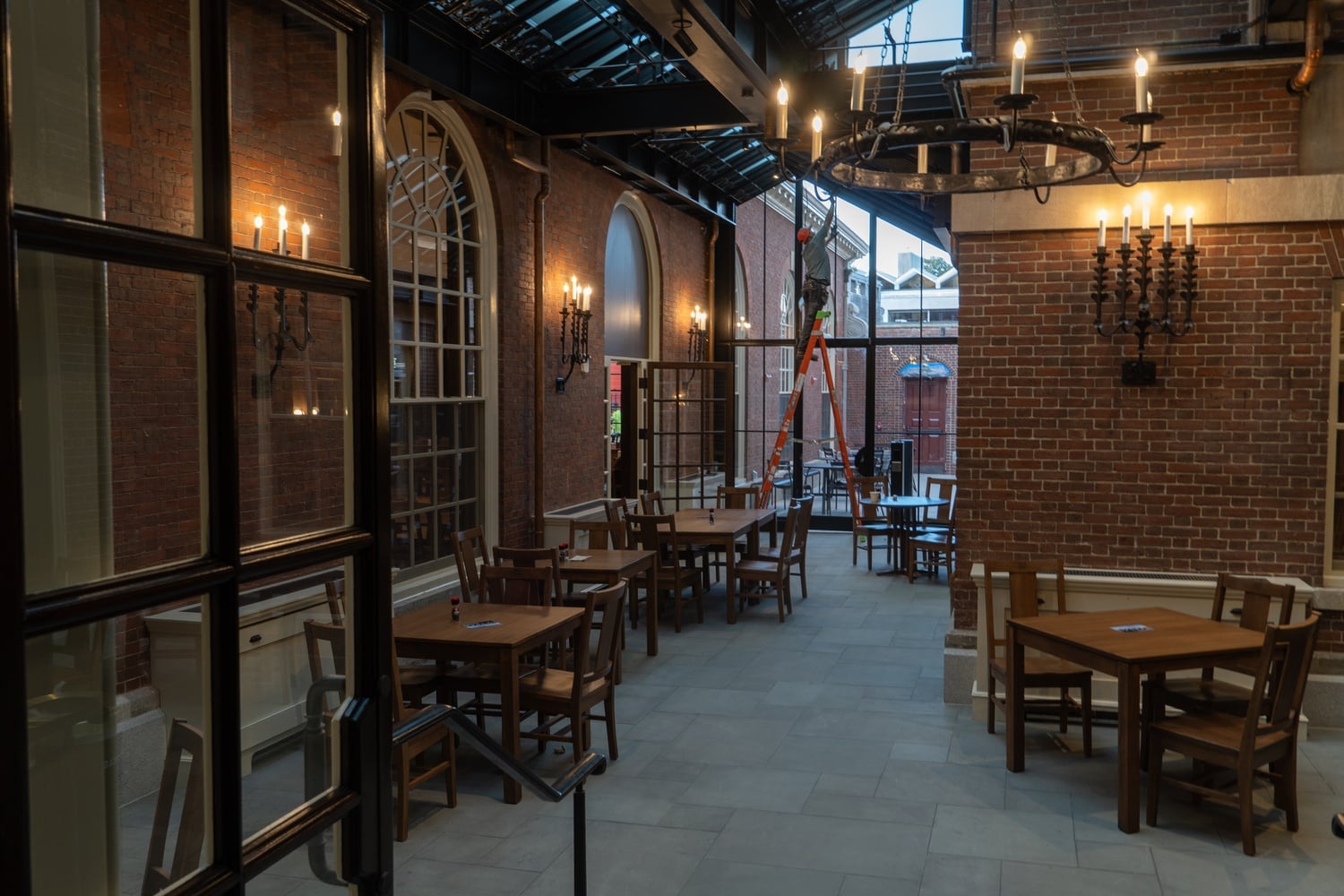 Renovations for the Adams House dining hall in Russell Hall were completed before the Fall 2025 semester.