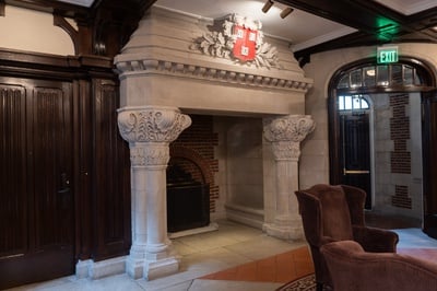 Cover image for Adams Replaced Its Racist Fireplace. Now, Harvard Wants It Gone for Good.