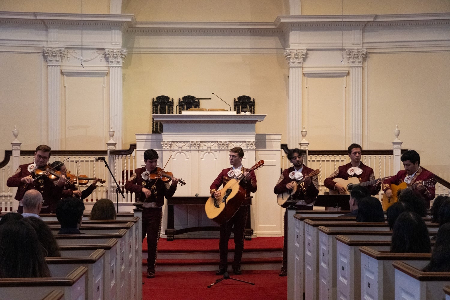 Harvard Mariachi Véritas serenade undergraduates celebrate the Latinx Convocation ceremony last Friday.