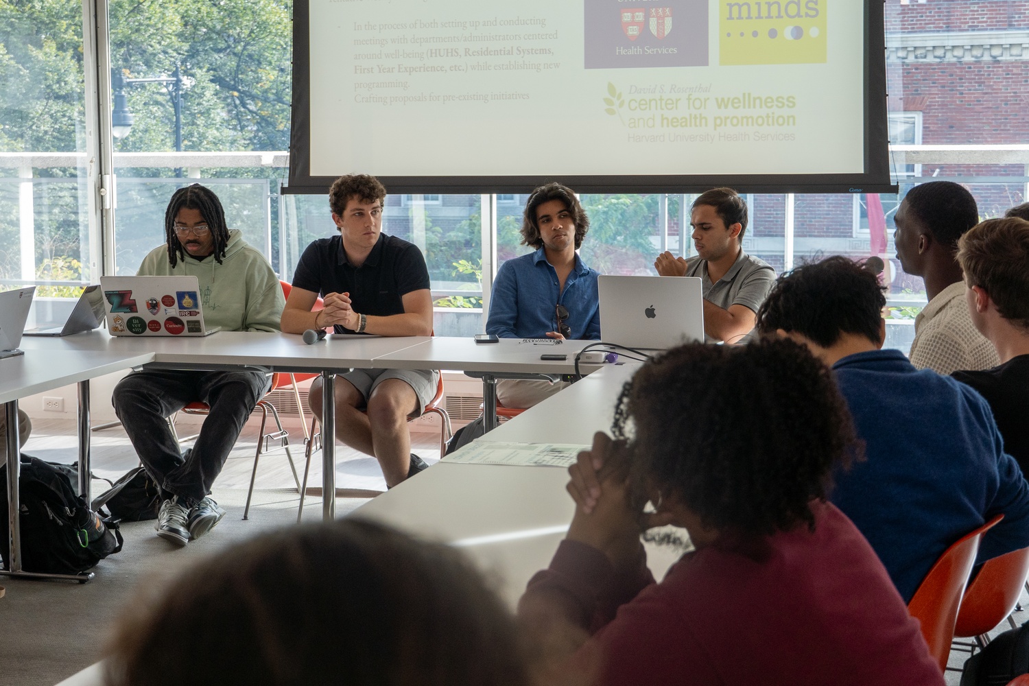 Members of the Harvard Undergraduate Association met in the Smith Campus Center on Sunday.