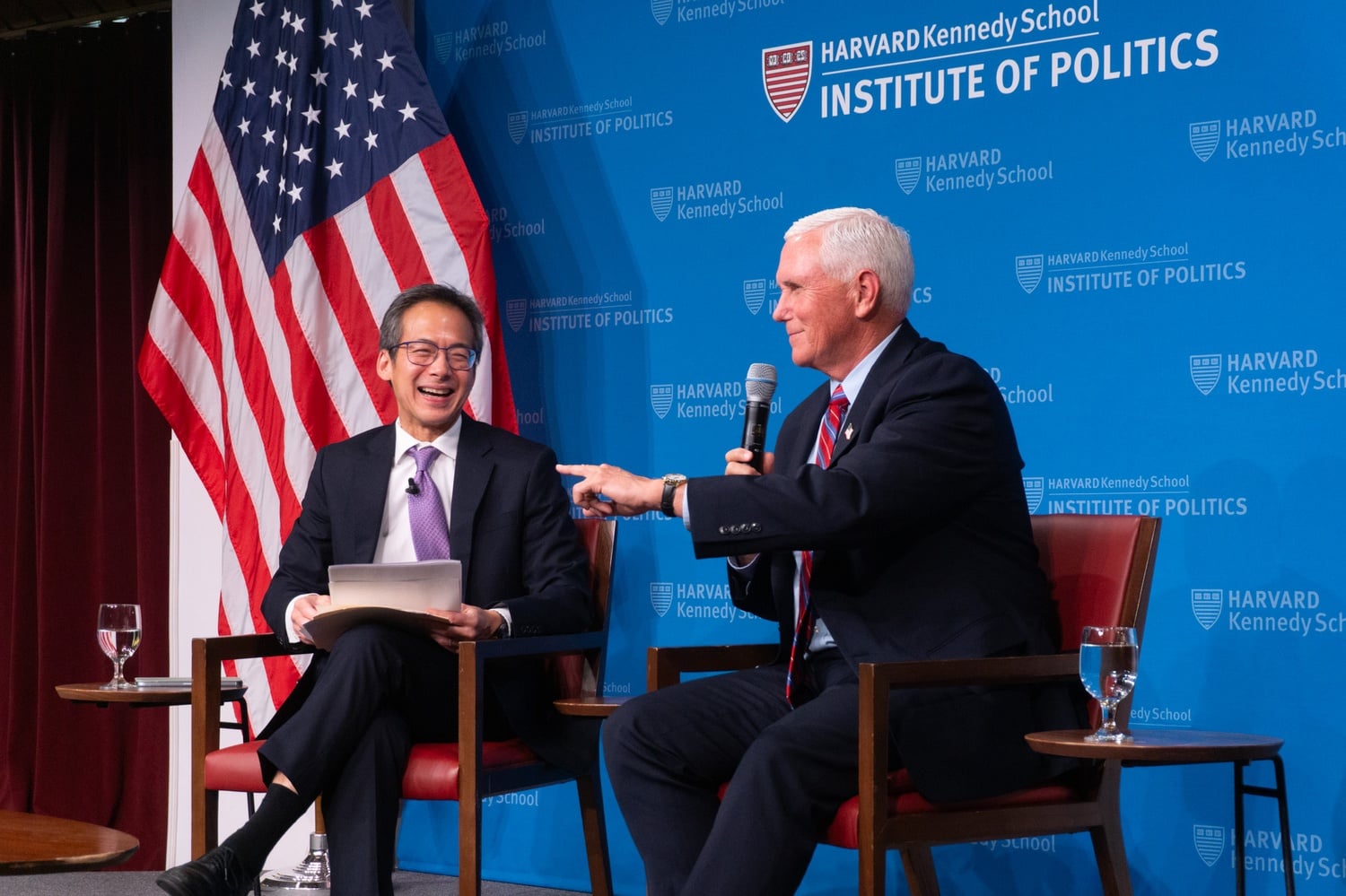On Tuesday evening, former Vice President Mike Pence and Moderator Archon Fung discuss the future of conservatism and democracy at the Institute of Politics.