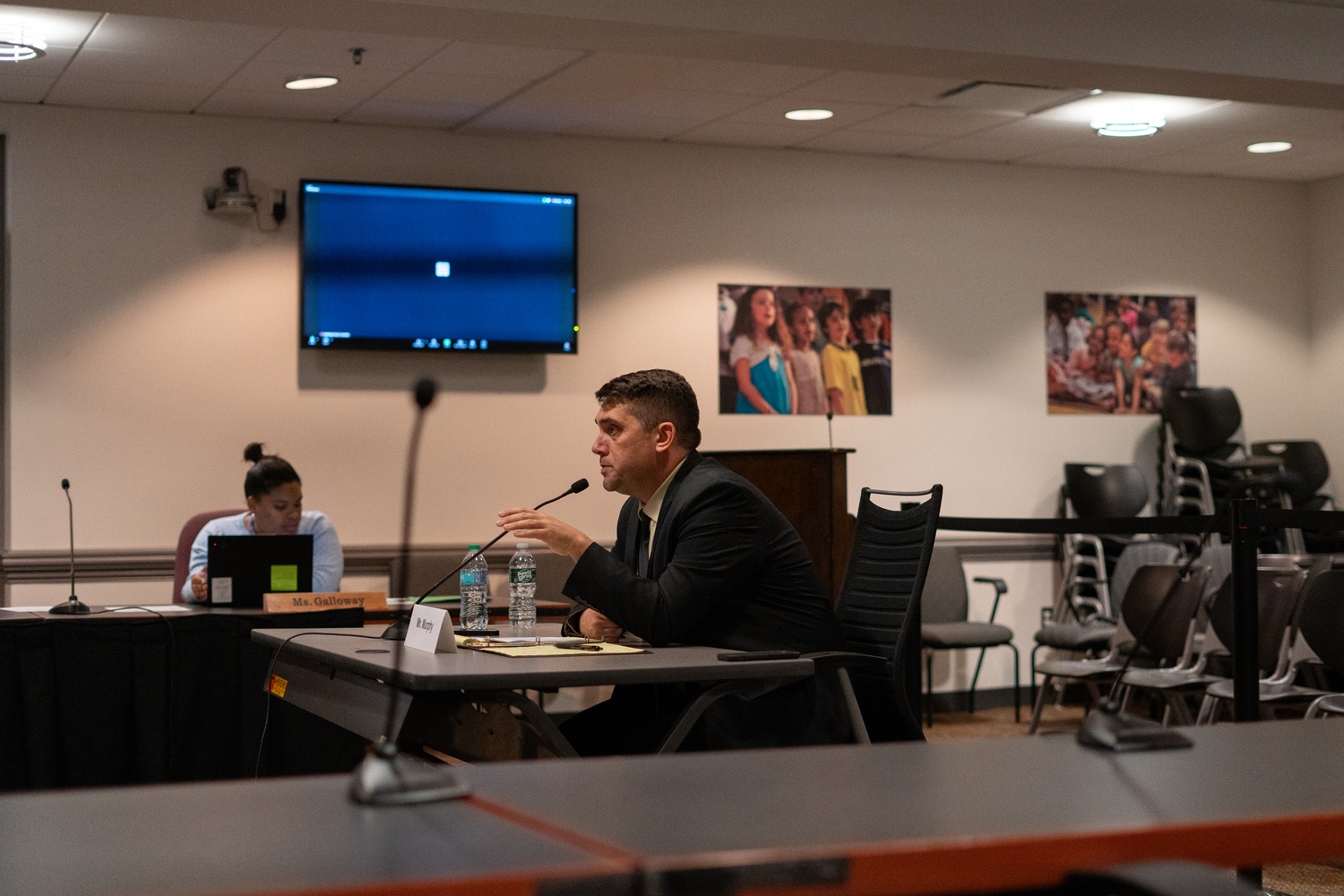 Superintendent Candidate David Murphy currently serves as the interim superintendent in Cambridge.