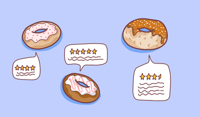 Cover image for Donuts: The Good, The Less Good, and the Chewy