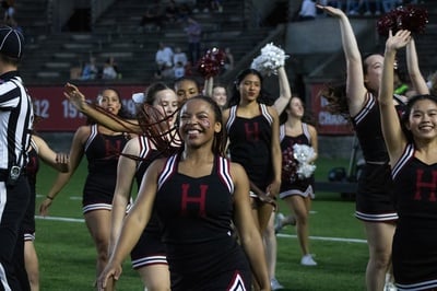 Cover image for Harvard v. Brown Cheerleaders