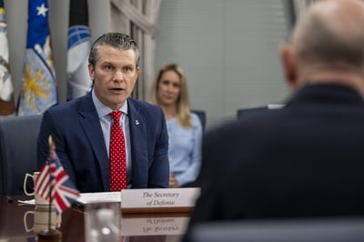 Cover image for Pete Hegseth and John Healey