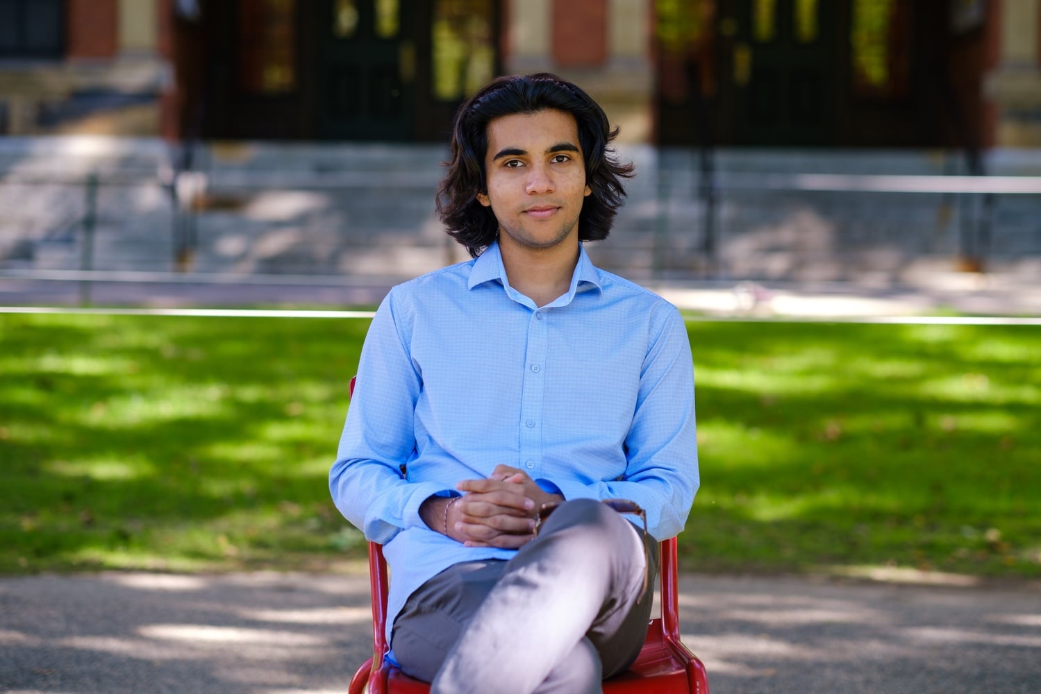 International Student Abdullah S. Sial in Harvard Yard | Magazine | The ...