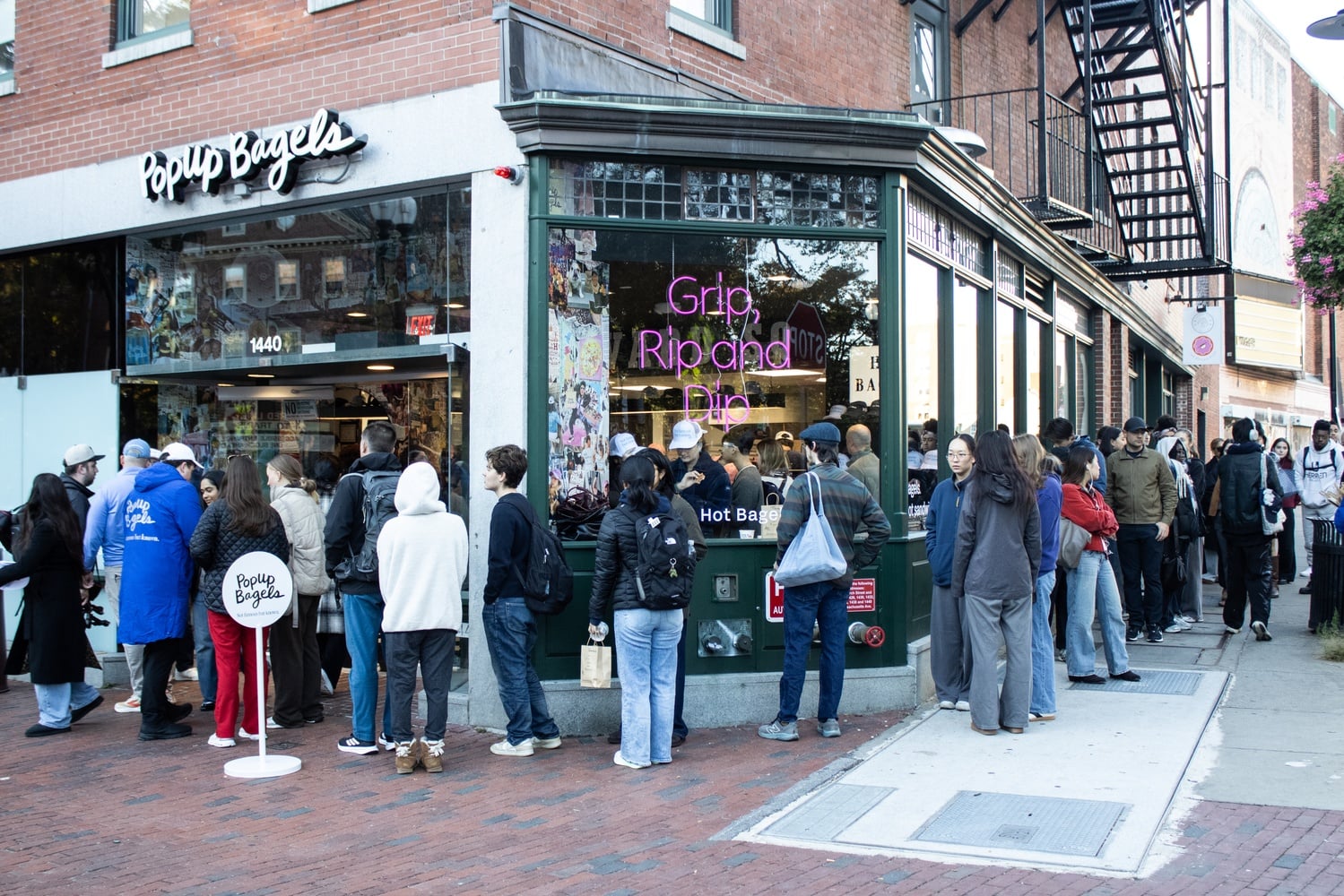 Pop Up Bagels opened its Cambridge location on October 10.