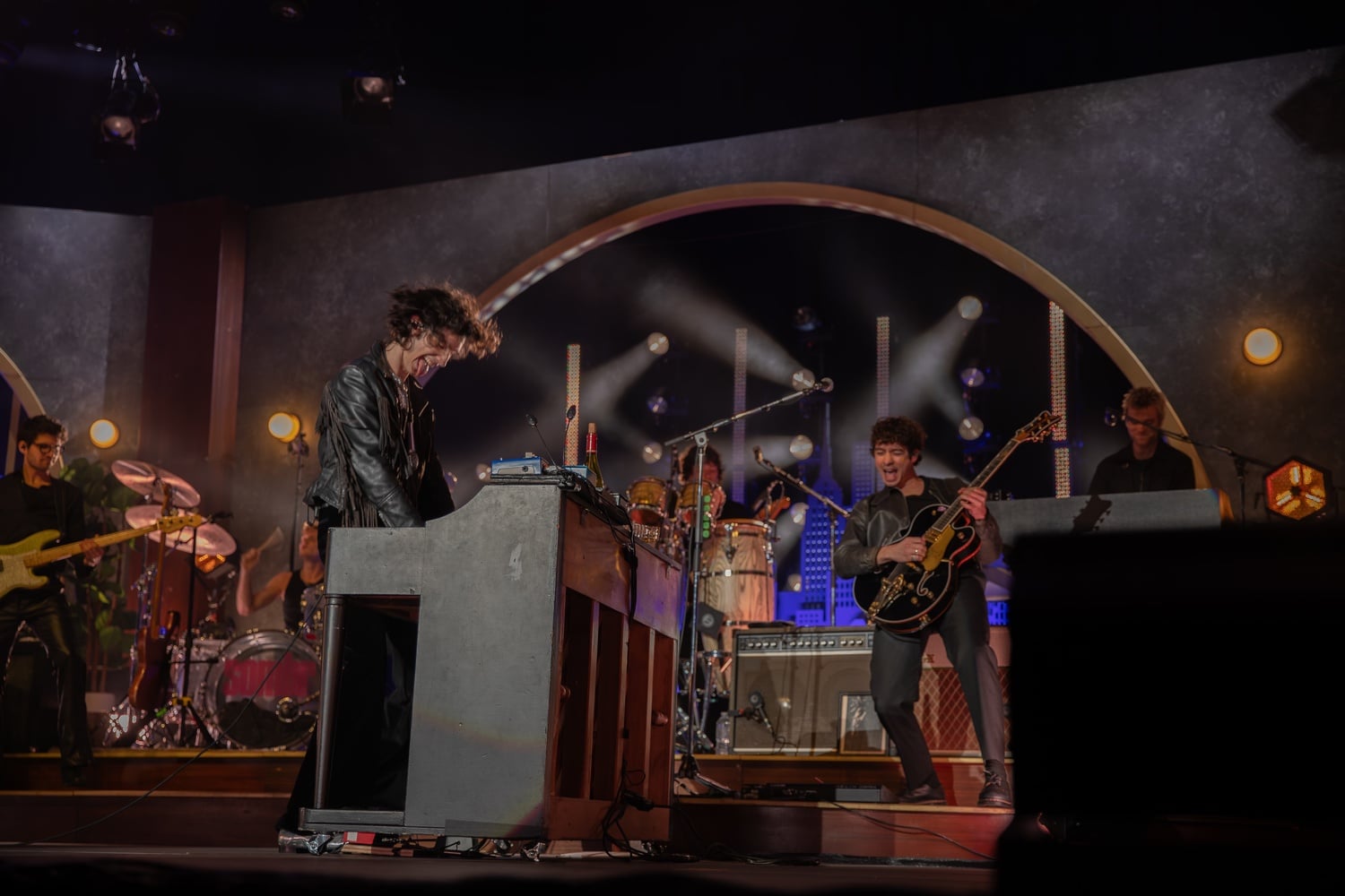 sombr performed at Leader Bank Pavillion on Oct. 8.