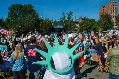 Cover image for In Photos: Thousands Gather For Boston's ‘No Kings’ Protest