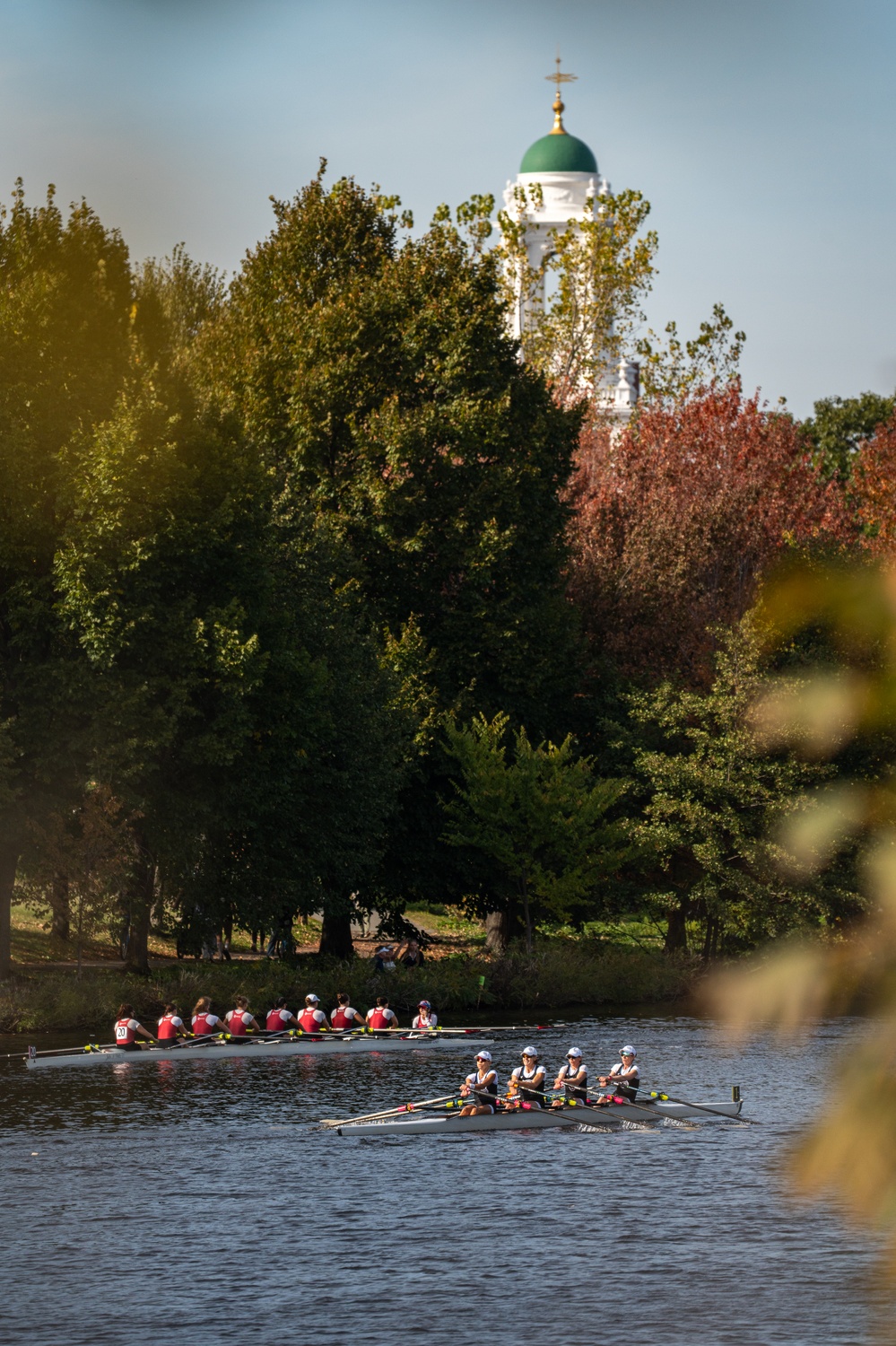 Rowers on the Charles.