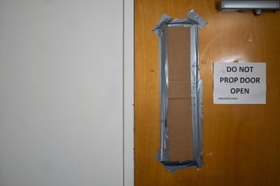 Cover image for Student Flung Brick at Canaday Window on Saturday, Drawing HUPD Response