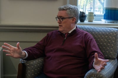 Cover image for Dean of Students Dunne Says He Is Uninvolved in Conversations Around Harvard Salient Saga