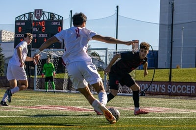 Cover image for Harvard Men’s Soccer Draws to Cornell in Final Home Game of the Season
