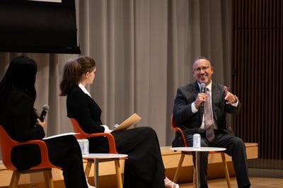 Cover image for Former Ed Secretary Miguel Cardona Says Students Should Be Patient With Garber at FGLI Visibility Week Event