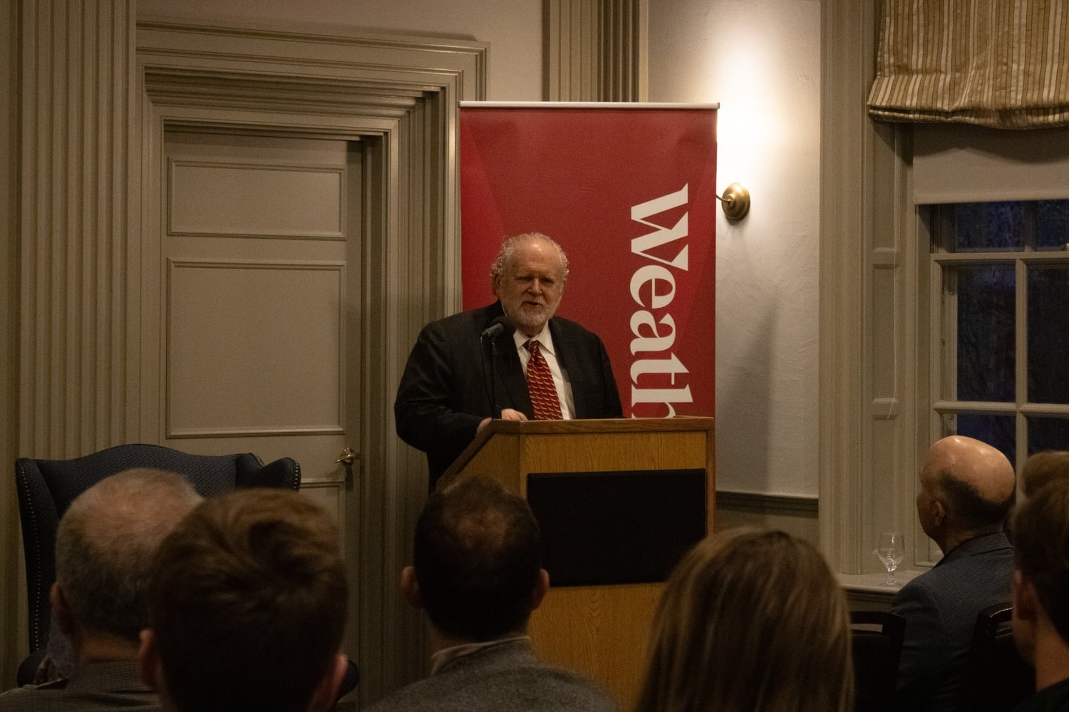 Columnist Walter Russell Mead delivers the Warren and Anita Manshel Lecture in American Foreign Policy at the Harvard Faculty Club.