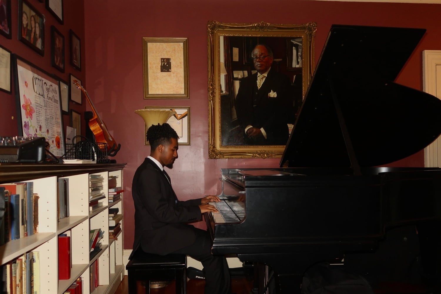 Several performances happened throughout the night, coupled with food and celebration.
