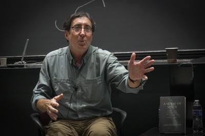 Cover image for John Huth Discusses New Book ‘A Sense of Space: A Local’s Guide to a Flat Earth, the Edge of the Cosmos, and Other Curious Place’