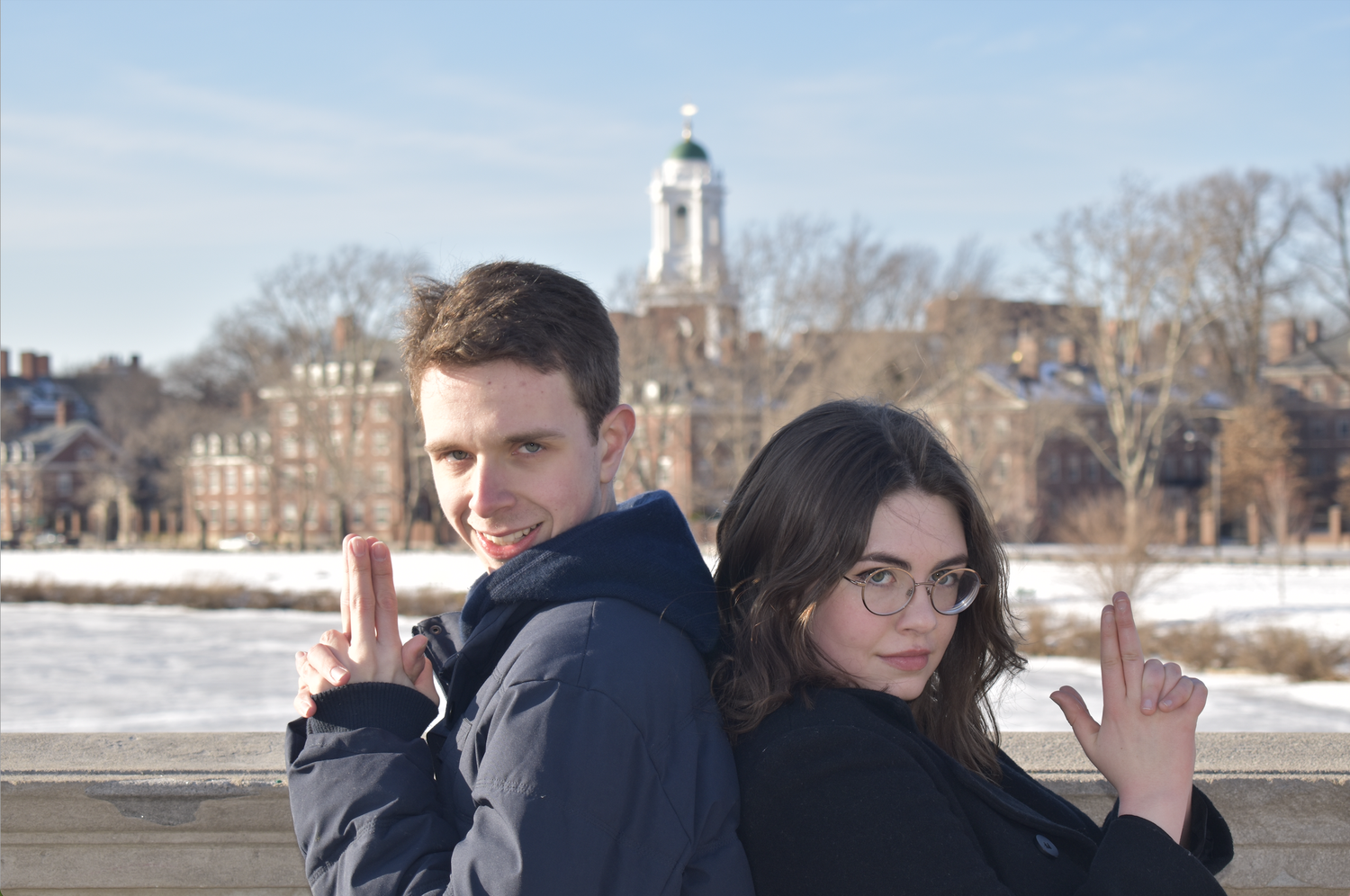 Preston C. Bushnell '26 and Olivia F. Data '26 are a dynamic duo behind two original musicals.