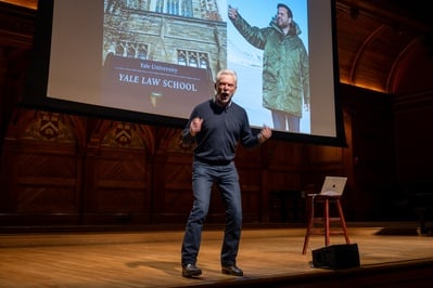 Cover image for Yale Too Lame To Draw Trump’s Attention, Harvard Lecturer Andrew Berry Says in Annual Bulldog Roast