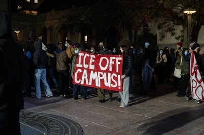 Cover image for BU Groups Rally for Sanctuary Campus After Student Says He Called ICE on Allston Workers