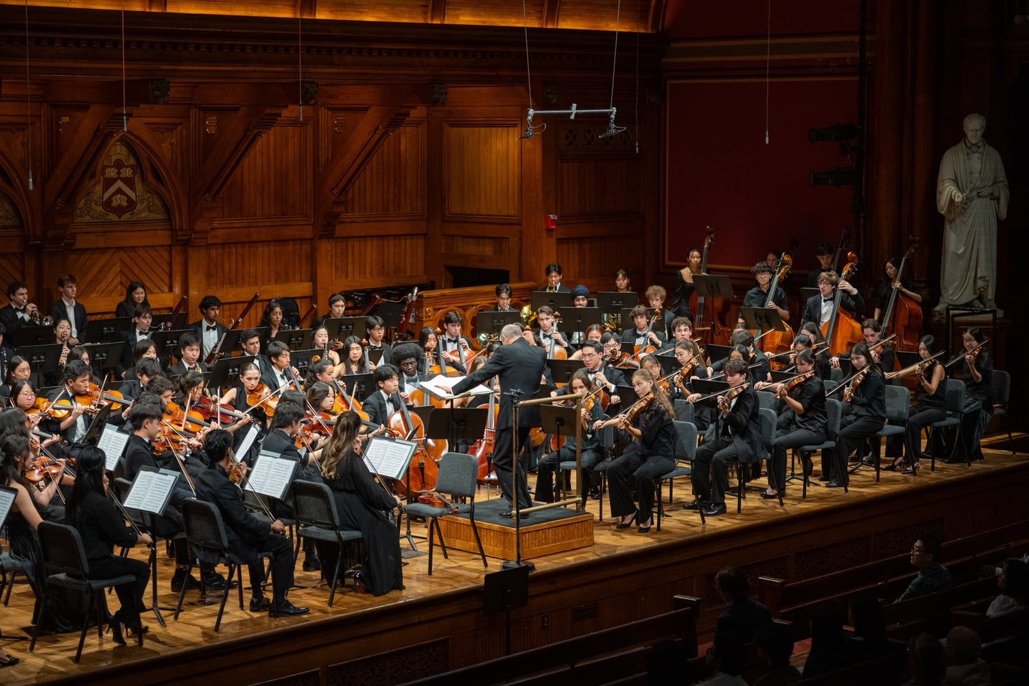 The Harvard-Radcliffe Orchestra — performing as Music 110 — plays at its October concert.