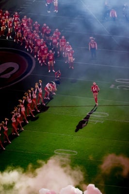 Cover image for Kyle Juszczyk '13 Enters a Game for the San Francisco 49ers