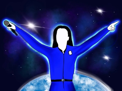 Cover image for Katy Perry Goes to Space