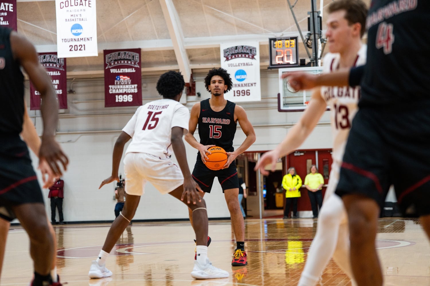Junior forward Thomas Batties II scored a season-high 22 points and had seven rebounds against the Colgate Raiders. 