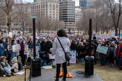 Cover image for Stand Up for Science Protest in Boston Commons