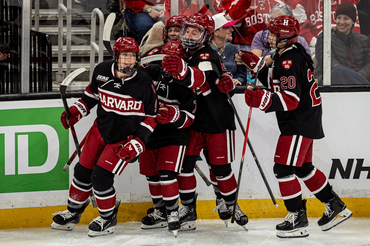 Gwyn Lapp opened up the scoring for the Crimson just a minute and thirty seconds into the game. The Andover, Mass., local scored her first goal of the season after being sidelined with a knee injury last year.  
